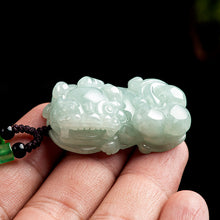 Natural Jade Pendant Pixiu Jadeite Pendant TUPT670