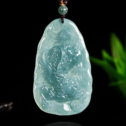 Natural Jade Pendant Pixiu Jadeite Pendant