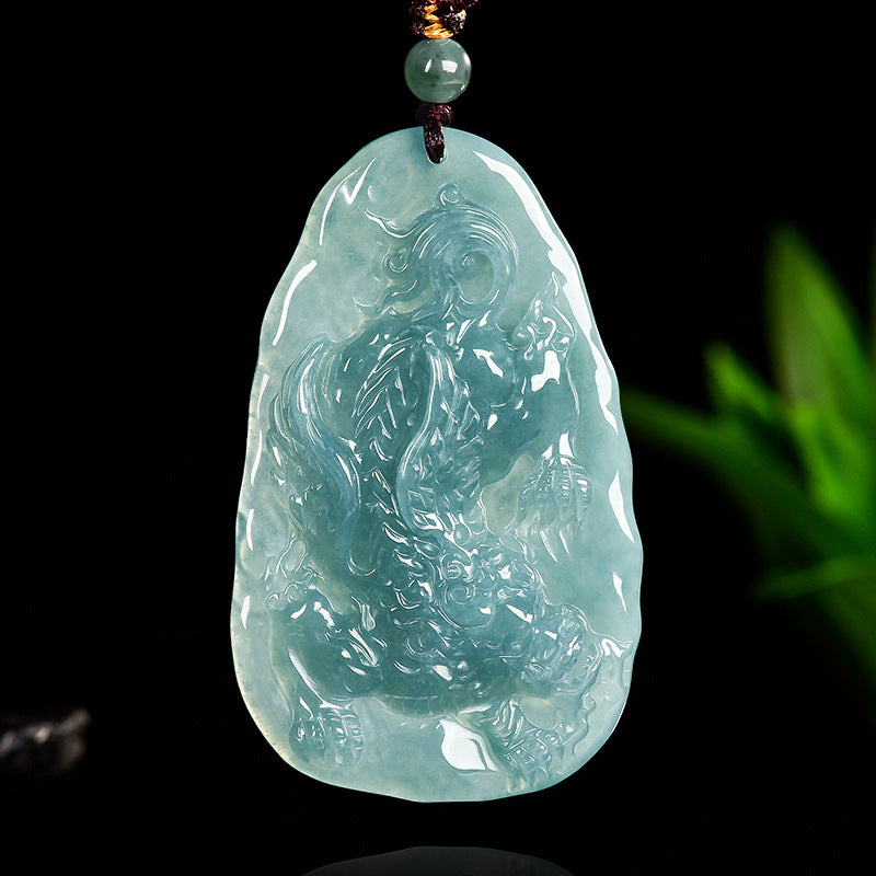 Natural Jade Pendant Pixiu Jadeite Pendant