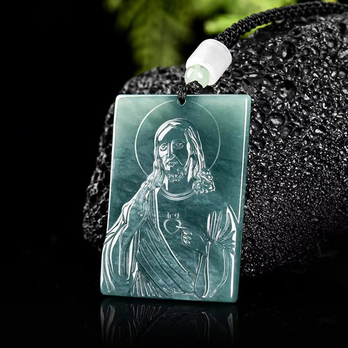 Natural Jade Pendant Priest Jadeite Pendant