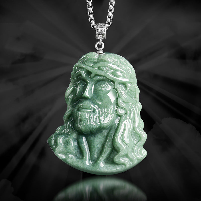 Natural Jade Pendant Priest Jadeite Pendant