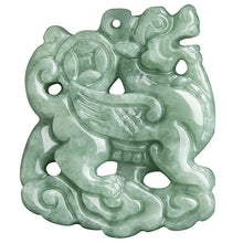 Natural Jade Pendant Qilin Jadeite Pendant