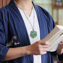 Natural Jade Pendant Qilin Jadeite Pendant