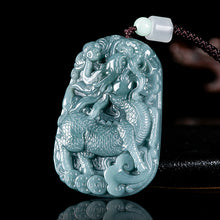 Natural Jade Pendant Qilin Jadeite Pendant