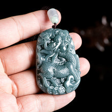 Natural Jade Pendant Qilin Jadeite Pendant