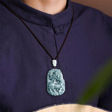 Natural Jade Pendant Qilin Jadeite Pendant