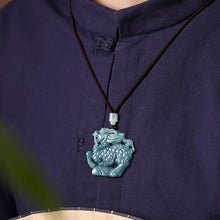Natural Jade Pendant Qilin Jadeite Pendant