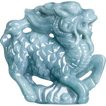 Natural Jade Pendant Qilin Jadeite Pendant