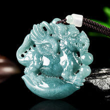 Natural Jade Pendant Qilin Jadeite Pendant