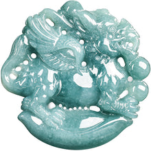 Natural Jade Pendant Qilin Jadeite Pendant