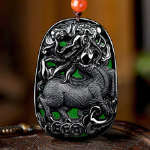 Natural Jade Pendant Qilin Jadeite Pendant
