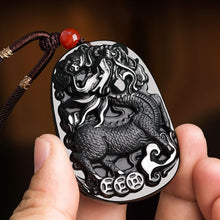 Natural Jade Pendant Qilin Jadeite Pendant