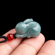 Natural Jade Pendant Rabbit Jadeite Pendant