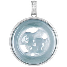 Natural Jade Pendant Rabbit Jadeite Pendant