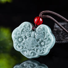 Natural Jade Pendant Ruyi Jadeite Pendant