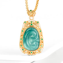Natural Jade Pendant Ruyi Jadeite Pendant