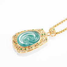 Natural Jade Pendant Ruyi Jadeite Pendant