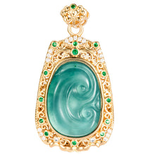 Natural Jade Pendant Ruyi Jadeite Pendant
