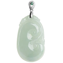 Natural Jade Pendant Ruyi Jadeite Pendant