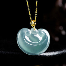 Natural Jade Pendant Ruyi Jadeite Pendant