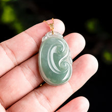 Natural Jade Pendant Ruyi Jadeite Pendant