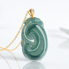 Natural Jade Pendant Ruyi Jadeite Pendant