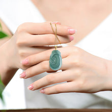 Natural Jade Pendant Ruyi Jadeite Pendant