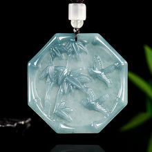 Natural Jade Pendant Scenery Jadeite Pendant