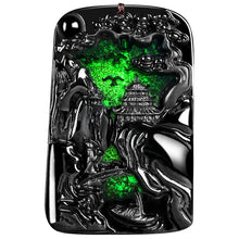 Natural Jade Pendant Scenery Jadeite Pendant