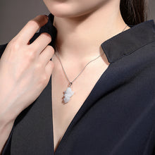 Natural Jade Pendant Silver Angel Jadeite Pendant