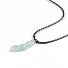 Natural Jade Pendant Silver Beans Jadeite Pendant