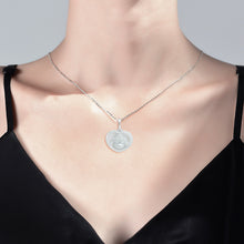 Natural Jade Pendant Silver Buddha Jadeite Pendant