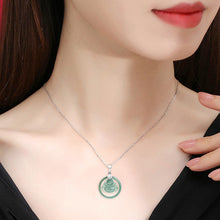 Natural Jade Pendant Silver Buddha Jadeite Pendant