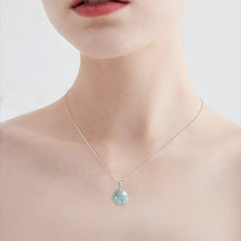 Natural Jade Pendant Silver Foot Jadeite Pendant