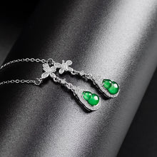 Natural Jade Pendant Silver Hulu Jadeite Pendant