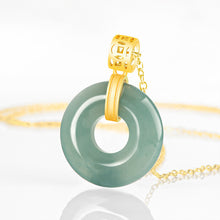 Natural Jade Pendant Silver Jadeite Pendant