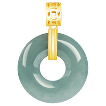 Natural Jade Pendant Silver Jadeite Pendant
