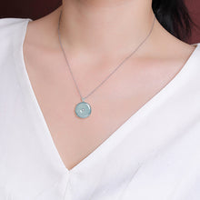 Natural Jade Pendant Silver Jadeite Pendant