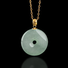 Natural Jade Pendant Silver Jadeite Pendant