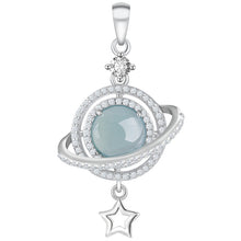 Natural Jade Pendant Silver Jadeite Pendant
