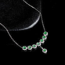 Natural Jade Pendant Silver Jadeite Pendant