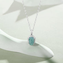 Natural Jade Pendant Silver Leaf Jadeite Pendant