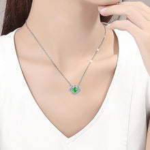 Natural Jade Pendant Silver Ruyi Lock Jadeite Pendant