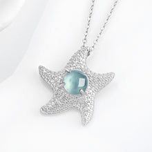 Natural Jade Pendant Silver Starfish Cross Jadeite Pendant