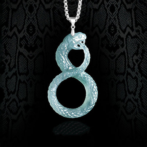 Natural Jade Pendant Snake Jadeite Pendant
