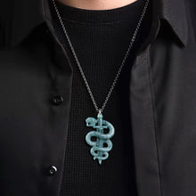 Natural Jade Pendant Snake Sword Jadeite Pendant