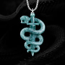 Natural Jade Pendant Snake Sword Jadeite Pendant