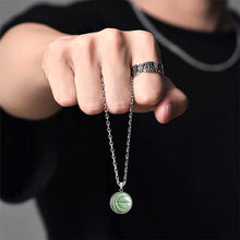 Natural Jade Pendant Steel Jadeite Pendant