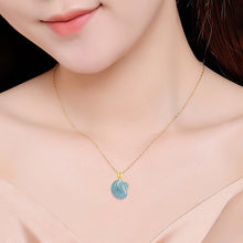 Natural Jade Pendant Swan Jadeite Pendant