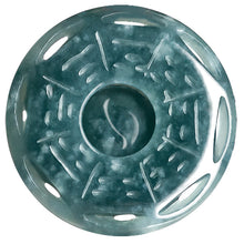 Natural Jade Pendant Taoist Bagua Jadeite Pendant